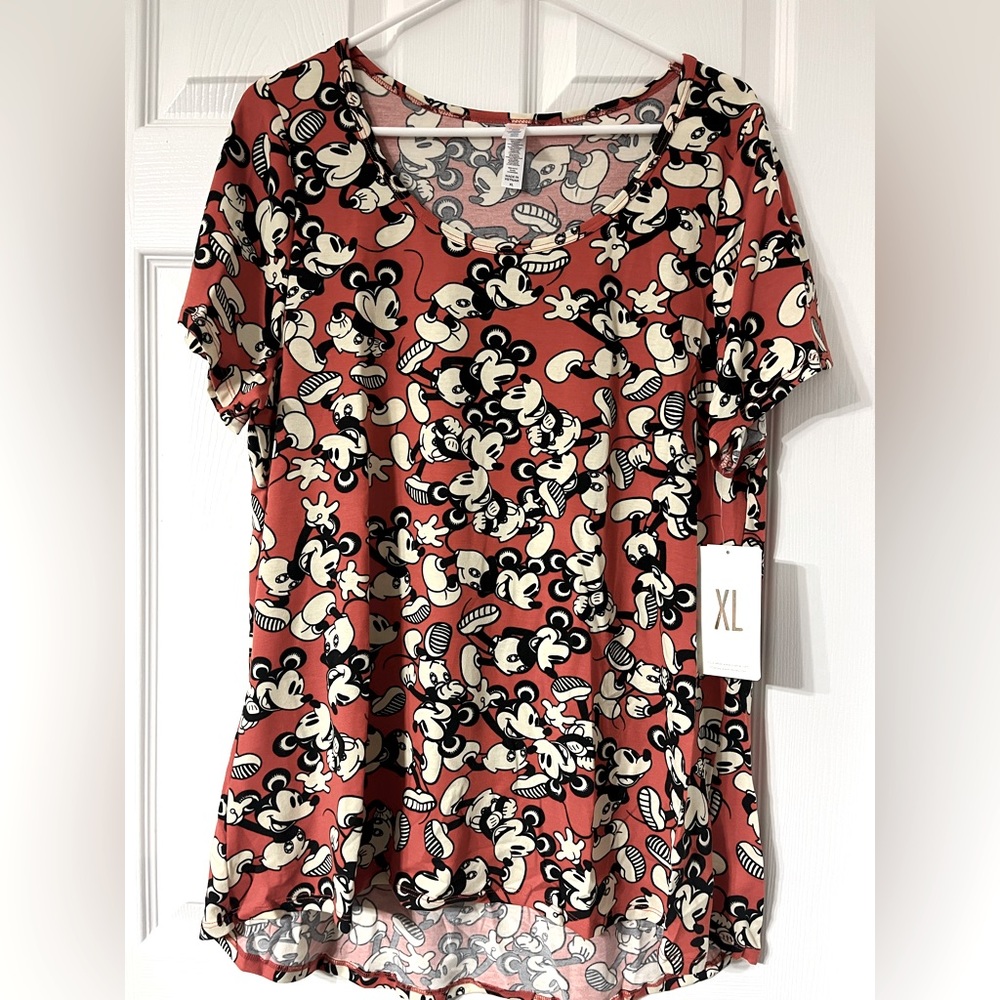 NWT LuLaRoe Disney Mickey Mouse Classic Tee